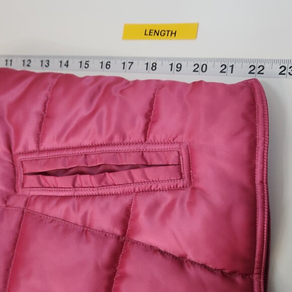 Y2K Tommy Hilfiger Puffer Jacket Girls XL Pink Youth Pockets Snap Front Casual X - Picture 7 of 7